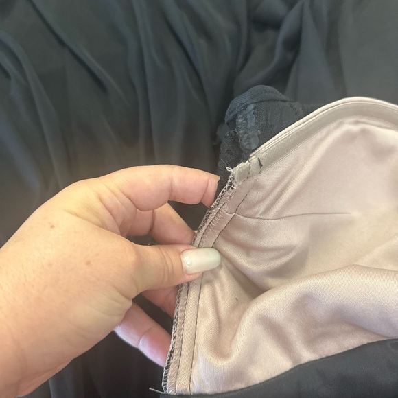 Morgan & Co Black Pleated Halter Gown - Picture 12 of 13